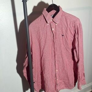 Men's Red Checkered Shirt